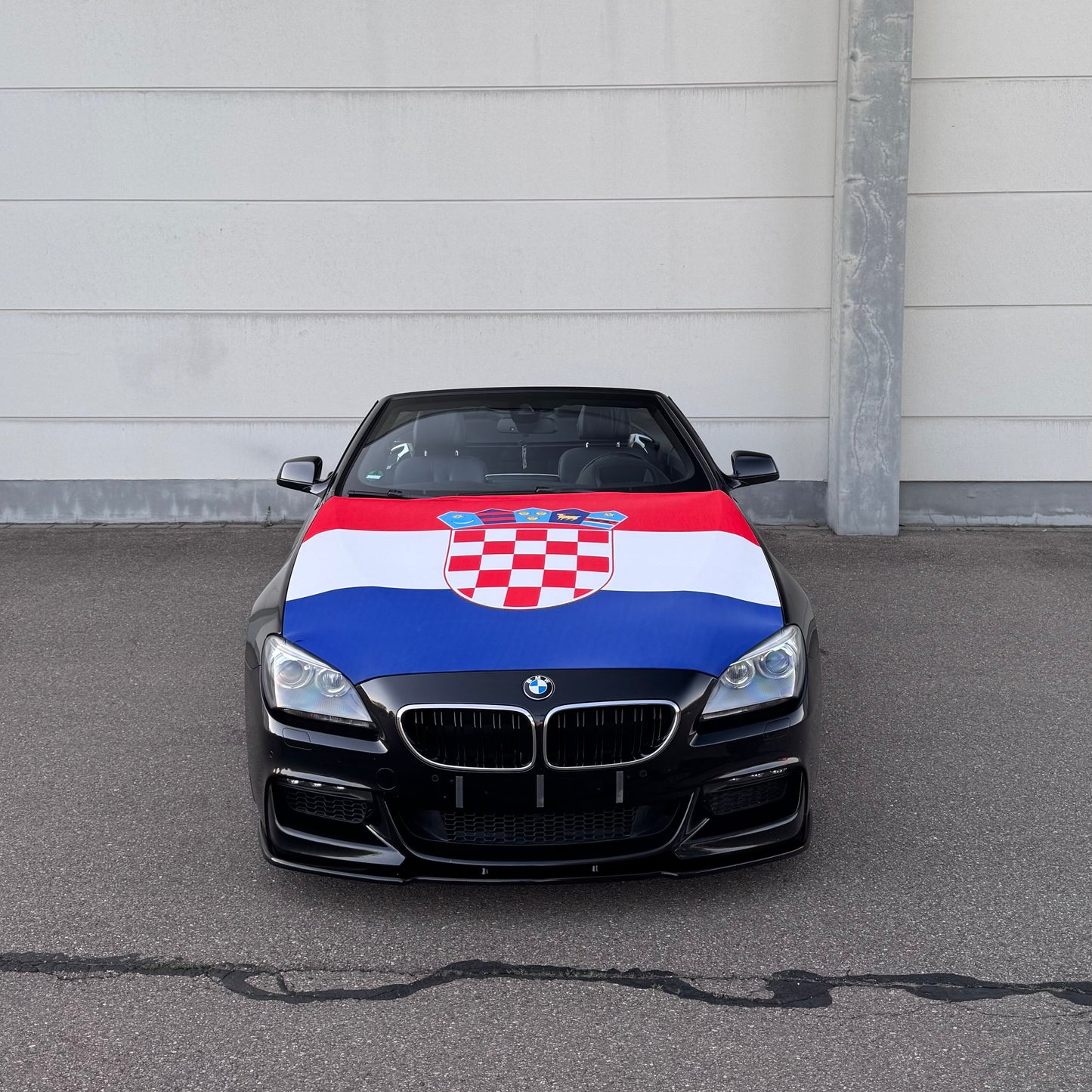Kroatien Motorhauben-Flagge - für Hochzeitskolonnen oder Events