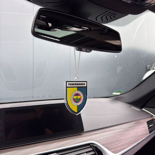 Fenerbahce Wappen Farbig - Autospiegel-Anhänger + Kette