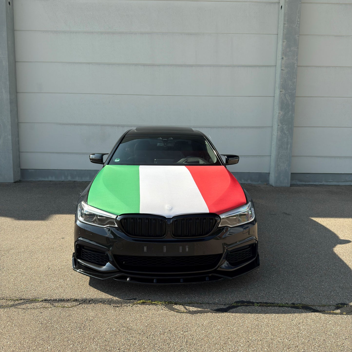 Italien Motorhauben-Flagge - für Hochzeitskolonnen oder Events