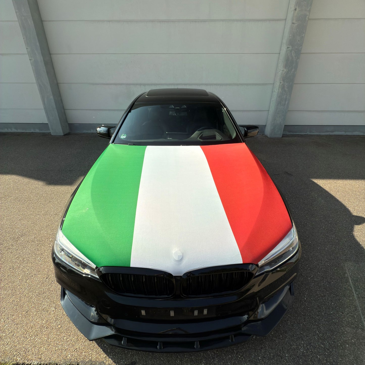 Italien Motorhauben-Flagge - für Hochzeitskolonnen oder Events