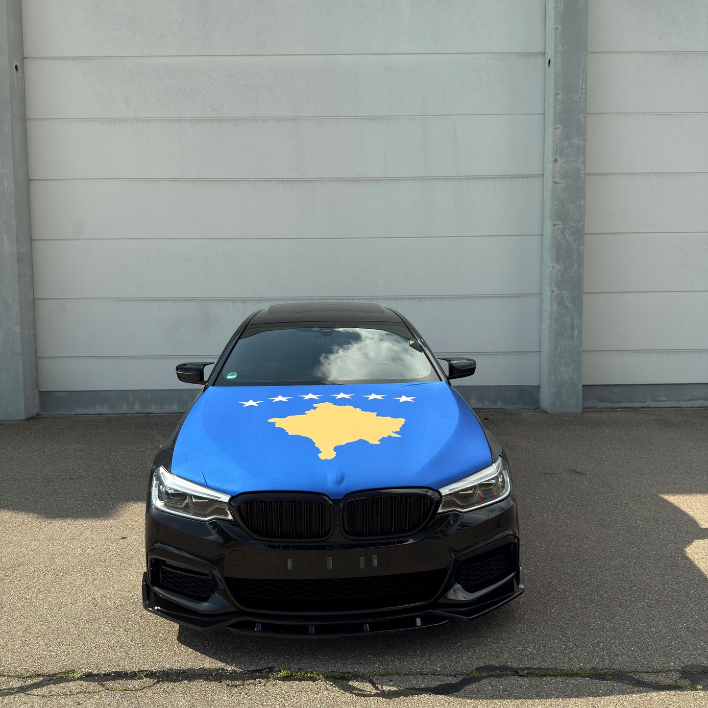 Kosovo Motorhauben-Flagge - für Hochzeitskolonnen oder Events