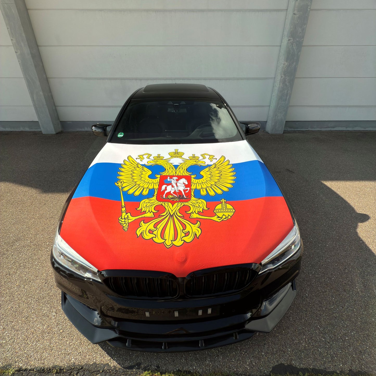 Russland Motorhauben-Flagge - für Hochzeitskolonnen oder Events