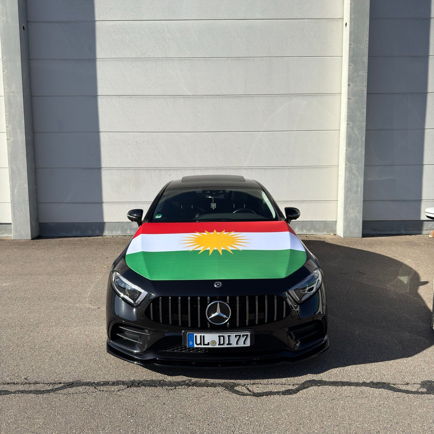 Kurdistan Motorhauben-Flagge