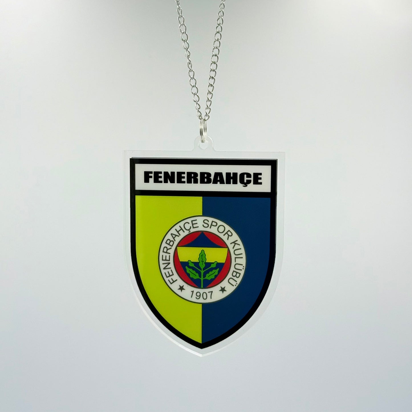 Fenerbahce Wappen Farbig - Autospiegel-Anhänger + Kette