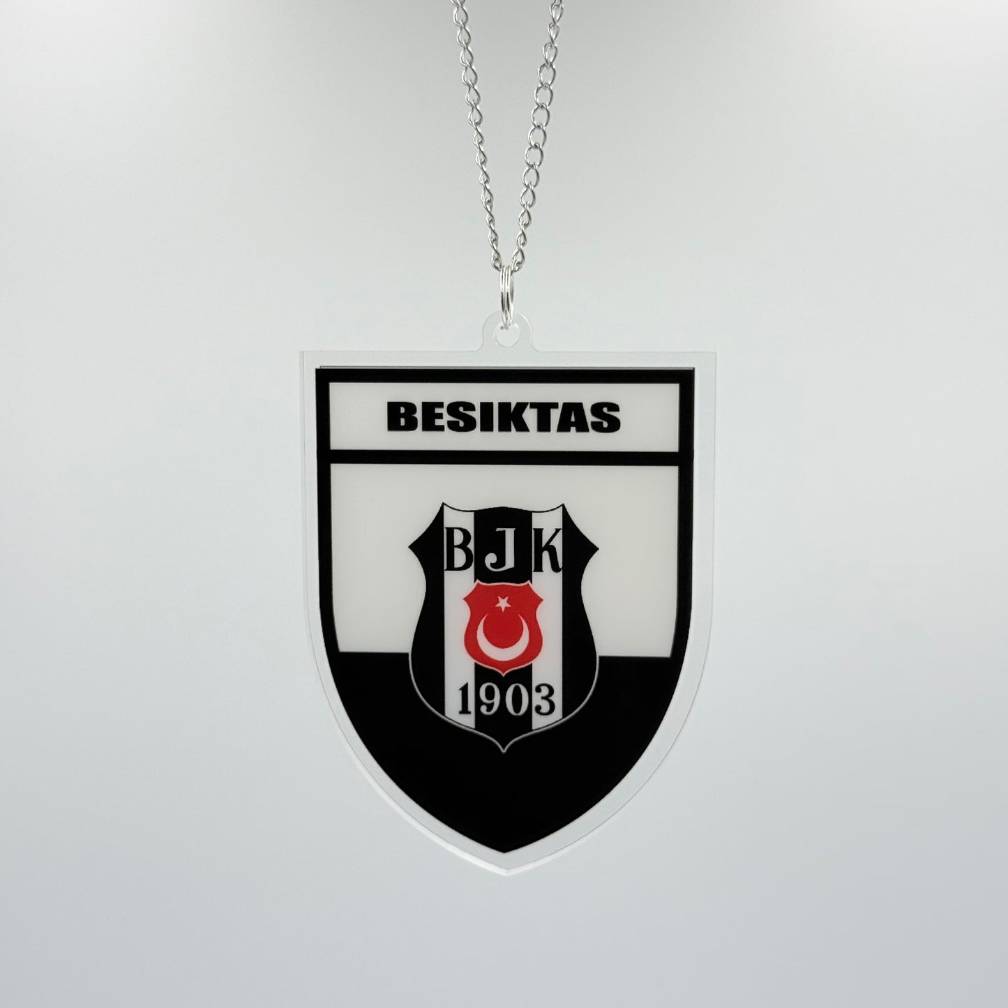 Besiktas Wappen Farbig - Autospiegel-Anhänger + Kette