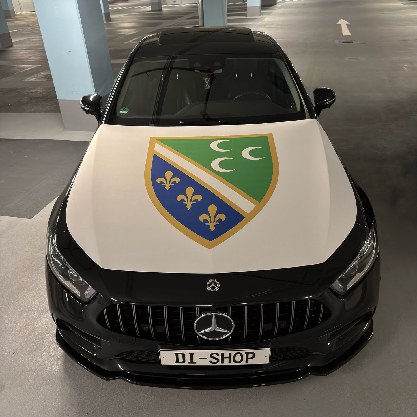 Sandzak Motorhauben-Flagge