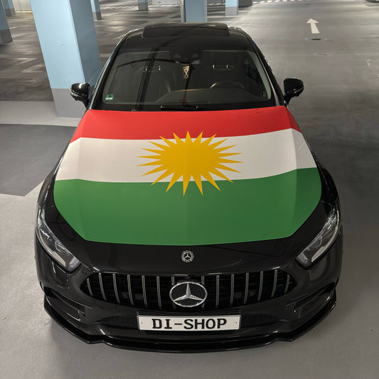 Kurdistan Motorhauben-Flagge