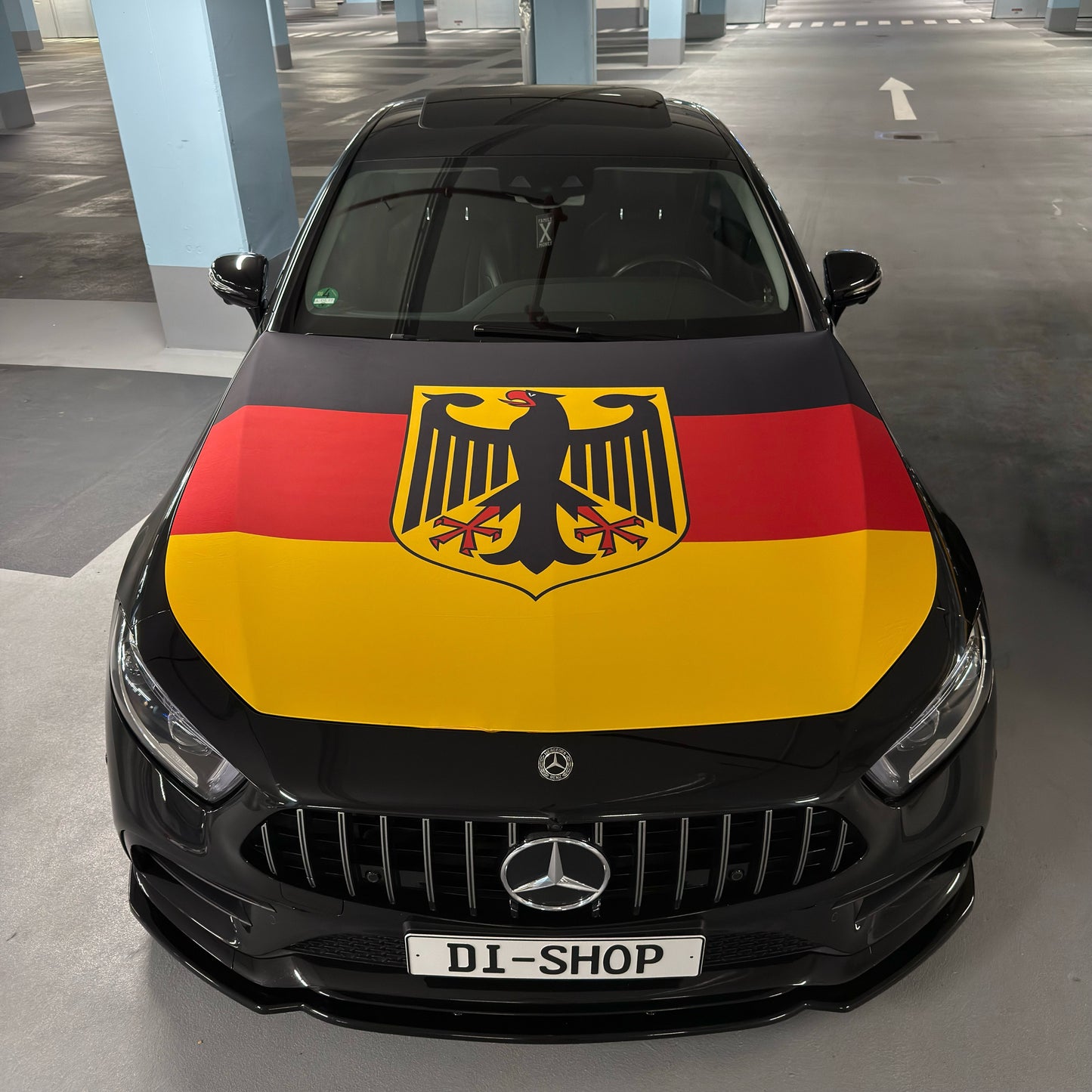 Deutschland Motorhauben-Flagge