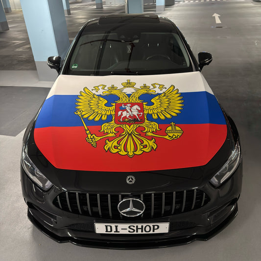 Russland Motorhauben-Flagge