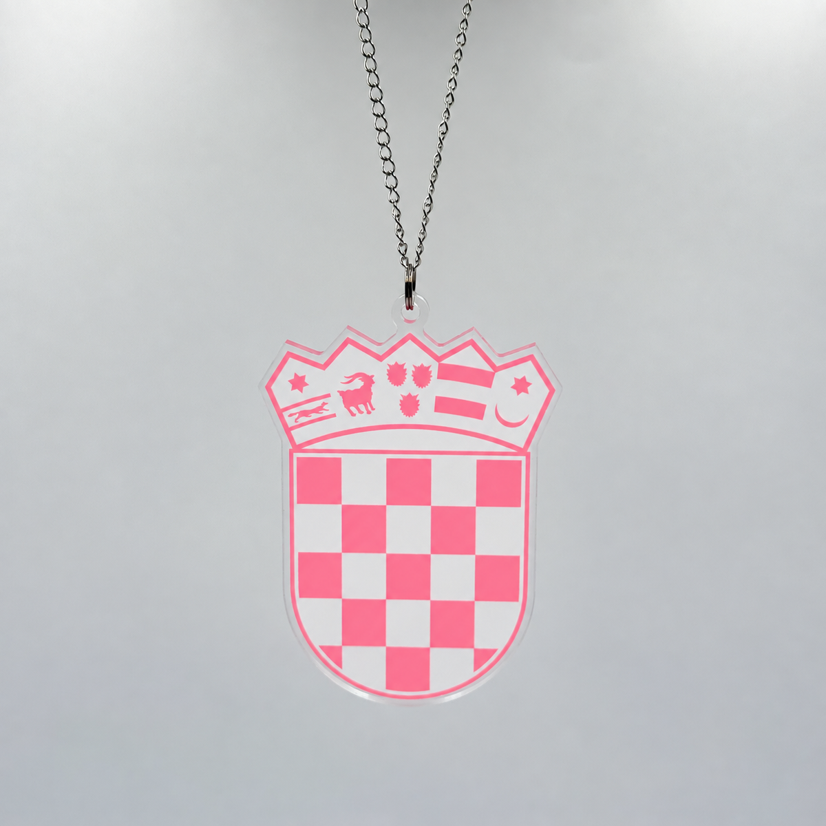 Kroatien - 3 Designs - Autospiegel-Anhänger + Kette