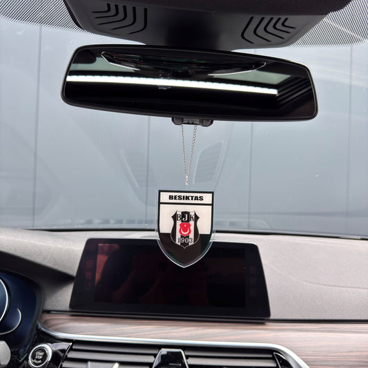 Besiktas Wappen Farbig - Autospiegel-Anhänger + Kette