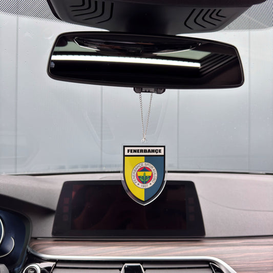 Fenerbahce Wappen Farbig - Autospiegel-Anhänger + Kette