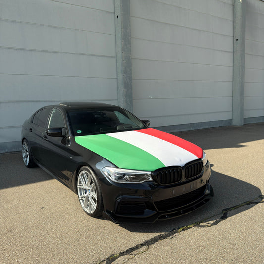 Italien Motorhauben-Flagge - für Hochzeitskolonnen oder Events