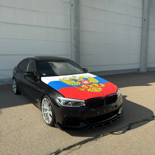 Russland Motorhauben-Flagge - für Hochzeitskolonnen oder Events