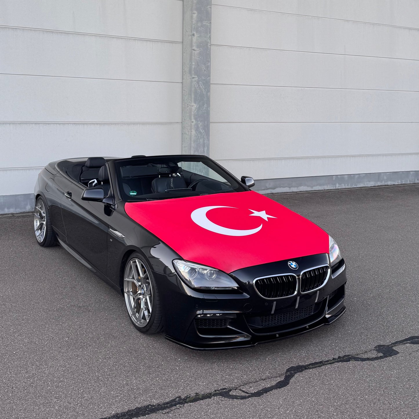 Türkei Motorhauben-Flagge - für Hochzeitskolonnen oder Events