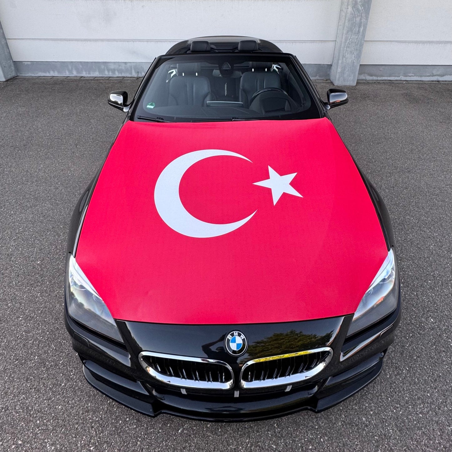 Türkei Motorhauben-Flagge - für Hochzeitskolonnen oder Events